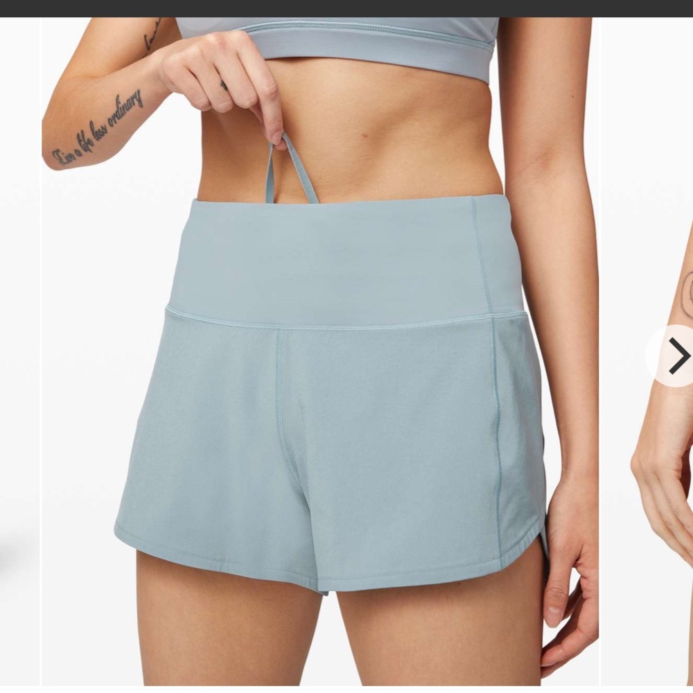 lululemon athletica Blue Athletic Shorts